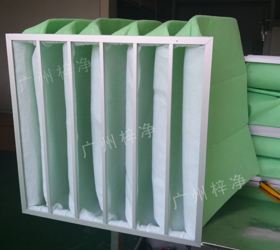 過濾棉袋式初效過濾器具有風(fēng)量大、阻力低、容塵量大特點(diǎn)。