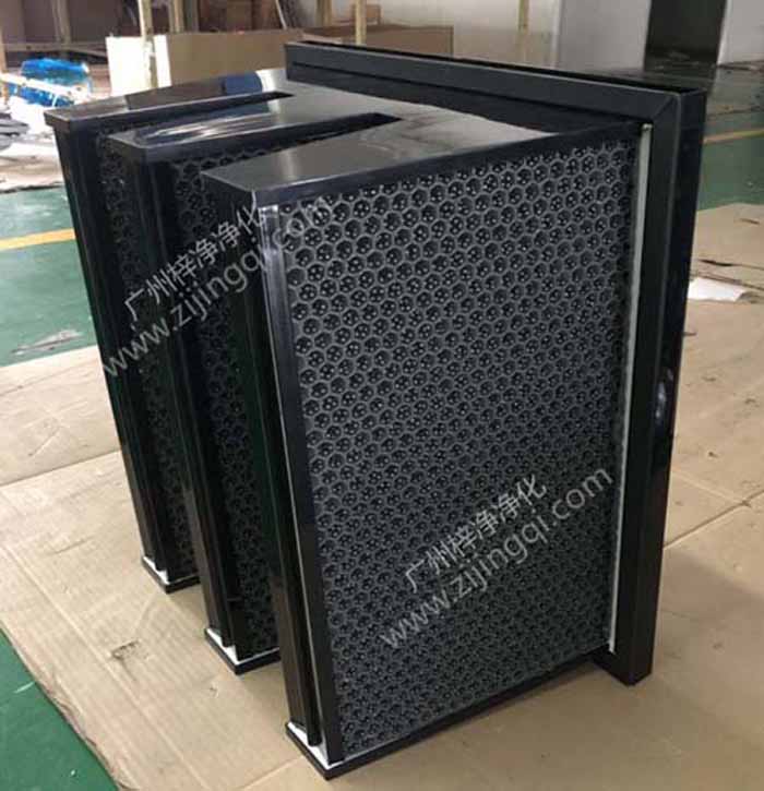 組合式活性炭過濾器濾料—采用顆?；钚蕴拷?jīng)過特殊化學配方處理